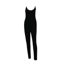 Low Back Bodycon Jumpsuit Women Sexy Bodysuits Rompers Sexy Spaghetti Strap Black Sexy One Piece Playsuit Outfits For Women