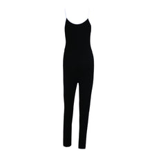 Low Back Bodycon Jumpsuit Women Sexy Bodysuits Rompers Sexy Spaghetti Strap Black Sexy One Piece Playsuit Outfits For Women