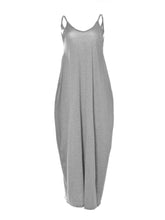 Low Cut Low Back Open Back Deep V Neck Slip Strap Sun Dress Swing Loose Casual Summer Dress Sexy Cotton 2016 New