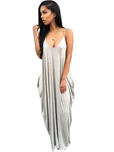 Low Cut Low Back Open Back Deep V Neck Slip Strap Sun Dress Swing Loose Casual Summer Dress Sexy Cotton 2016 New