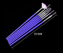 Luxury 7 Nail Art Design Brushes Set Painting Pen Polish Tips Nylon Hair Material Easy to handle and operate Anne