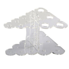 MAANGE 10 Hole Oval Makeup Brush Holder Drying Rack Organizer Cosmetic Shelf Tool acrylic Material 100% brand new Anne