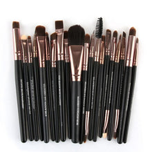 MAANGE 100% Brand 20PCS Cosmetic Makeup Brush Lip Makeup Brush Eyeshadow Brush Gold oval makeup brush 2017 Anne