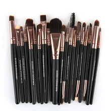 MAANGE 100% Brand 20PCS Cosmetic Makeup Brush Lip Makeup Brush Eyeshadow Brush Gold oval makeup brush 2017 Anne