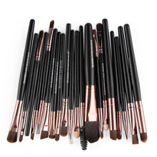MAANGE 100% Brand 20PCS Cosmetic Makeup Brush Lip Makeup Brush Eyeshadow Brush Gold oval makeup brush 2017 Anne