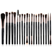 MAANGE 100% Brand 20PCS Cosmetic Makeup Brush Lip Makeup Brush Eyeshadow Brush Gold oval makeup brush 2017 Anne