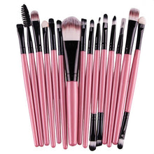 MAANGE 100% brand new and high quality 15 pcs/Sets Eye Shadow Foundation Eyebrow Lip Brush Makeup Brushes Tool makyaj Anne