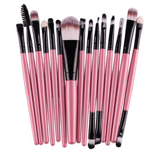 MAANGE 100% brand new and high quality 15 pcs/Sets Eye Shadow Foundation Eyebrow Lip Brush Makeup Brushes Tool makyaj Anne