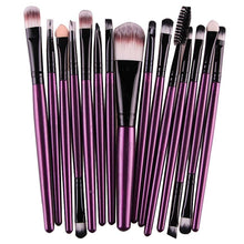 MAANGE 100% brand new and high quality 15 pcs/Sets Eye Shadow Foundation Eyebrow Lip Brush Makeup Brushes Tool makyaj Anne