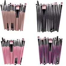 MAANGE 100% brand new and high quality 15 pcs/Sets Eye Shadow Foundation Eyebrow Lip Brush Makeup Brushes Tool makyaj Anne