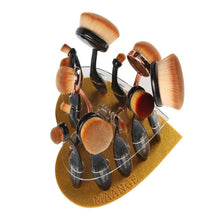 MAANGE 14*16.5cm 12 Hole Love Makeup Brush Holder Drying Rack Organizer Cosmetic Shelf Tool 100% brand new and high quality Anne