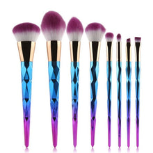 MAANGE 20*12*2 cm 8PCS Make Up Foundation Eyebrow Eyeliner Blush Cosmetic Concealer Brushes estojo de maquiagem 2017