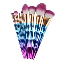 MAANGE 20*12*2 cm 8PCS Make Up Foundation Eyebrow Eyeliner Blush Cosmetic Concealer Brushes estojo de maquiagem 2017