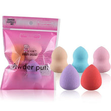 MAANGE 5PCS Pro Beauty Flawless Makeup Foundation Puff Multi Shape Sponges maquiagem 2017 Anne