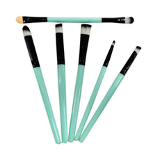 MAANGE Green Color 6PCS Cosmetic Makeup Brush Lip Makeup Brush Eyeshadow Brush Fulfills all daily basic makeup requirements