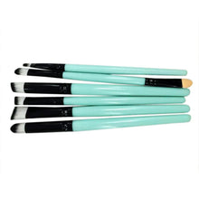 MAANGE Green Color 6PCS Cosmetic Makeup Brush Lip Makeup Brush Eyeshadow Brush Fulfills all daily basic makeup requirements