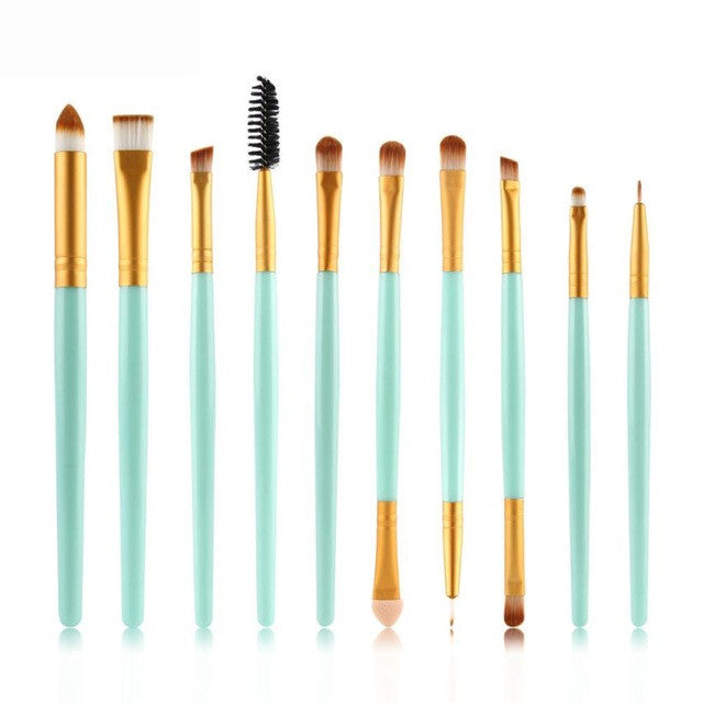 MAANGE HOT New Arrival 10 pcs Makeup Brush Set tools Make-up Toiletry Kit Wool Make Up Brush Set new and high quality Anne