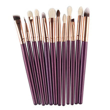 MAANGE wool fiber wooden handle Material 12Pcs Cosmetic Brush Makeup Brush Sets Kits Tools makeup brushes professional Anne