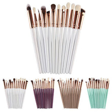 MAANGE wool fiber wooden handle Material 12Pcs Cosmetic Brush Makeup Brush Sets Kits Tools makeup brushes professional Anne