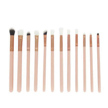 Made from high-grade synthetic fibers 12Pcs Cosmetic Brush Makeup Brush Sets Kits Tools 100% new and high quality Anne
