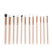 Made from high-grade synthetic fibers 12Pcs Cosmetic Brush Makeup Brush Sets Kits Tools 100% new and high quality Anne