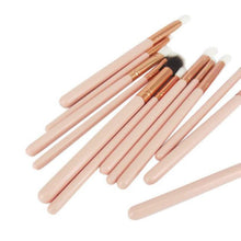 Made from high-grade synthetic fibers 12Pcs Cosmetic Brush Makeup Brush Sets Kits Tools 100% new and high quality Anne