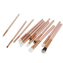 Made from high-grade synthetic fibers 12Pcs Cosmetic Brush Makeup Brush Sets Kits Tools 100% new and high quality Anne