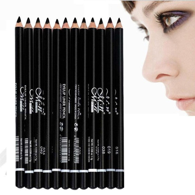 Menow 12 Colors Eyebrow Glitter Shadow Lip EyeLiner Pencil Pen Cosmetic Makeup Set Kit make you fascinating and attractive Anne