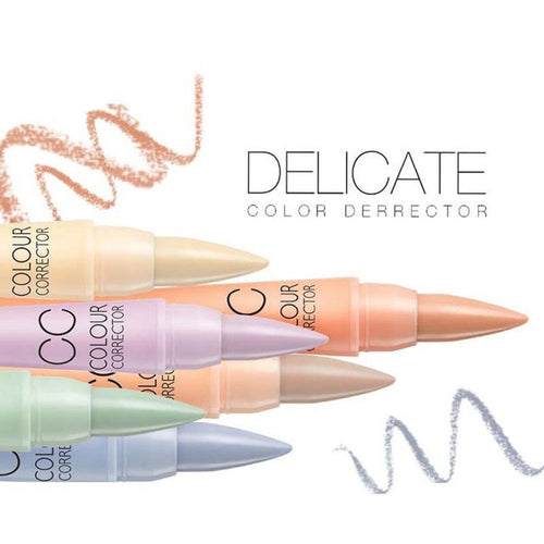 Menow CC 6 Colors Highlighter Pen Concealer Moisturizing mild not to stimulate Repair capacity moisturizing concealer 100% brand