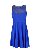 Mesh Skater A Line Dress See Through Summer Girl Mini Short Pleated Dress Sexy Casual Women Party Slim Sweet 2017 Cocktail