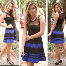 Mesh Women Summer Dress 2015 Casual Women Dress Vestidos Femininos Flare Dress Vestidos De Festa Plus Size Women Clothing