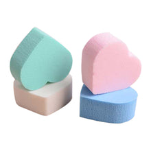 Most Popular 4.0*5.0*1.5CM 4PC Pro Beauty Flawless Makeup Foundation Puff Heart-shaped Sponge Anne