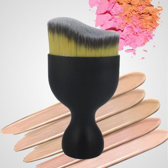 Most Popular Hypoallergenic Portable Makeup Cosmetic Brush Face Blush Brush Powder Brush Foundation Use Anne
