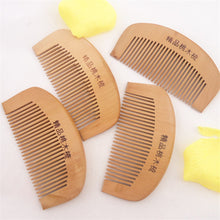 Most Popular Natural Wide Tooth Peach Wood No-static Massage Hair Mahogany Comb NEW wood Material massaging your hair Anne