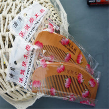Most Popular Natural Wide Tooth Peach Wood No-static Massage Hair Mahogany Comb NEW wood Material massaging your hair Anne