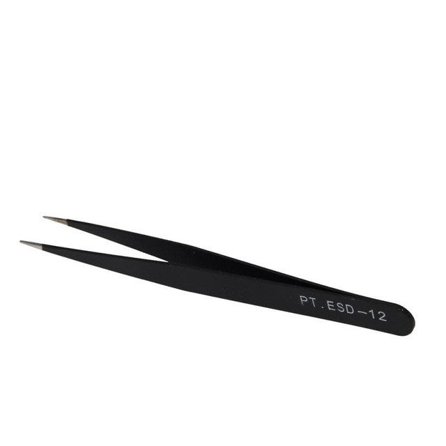 Most Popular planting antistatic material Precision Tweezer Antistatic Tweezers Stainless Tweezers Model 12 Anne