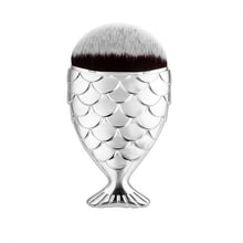 Multicolor Fish Scale Makeup Brush Fishtail Bottom Brush Powder Blush Makeup Cosmetic Brushes Tool #2323