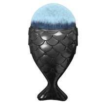 Multicolor Fish Scale Makeup Brush Fishtail Bottom Brush Powder Blush Makeup Cosmetic Brushes Tool #2323