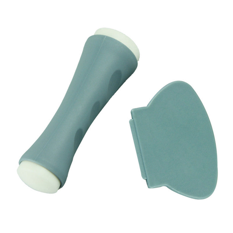 NEW Silicone Dual Ended Nail Stamp Scraper Stamper Transfer Stamping Plate Easy and fast for DIY nail art Anne