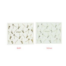 Nail Art 20Sets/Lot Nails Wrap Water Transfers Stickers METALLIC Gold Silver Zipper Designs Nail Decal Decoration free shipping