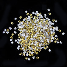 Nail Art 250 Pieces Gold Silver 5mm Star Metal Studs for Nails Phone Decoration Copper Metal Studs Material Anne