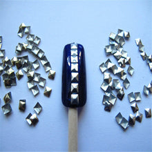 Nail Art 300 Pieces Gold & Silver 3mm Square Metal Studs For Nails It Make Your Nails Look Elegance and Special Anne