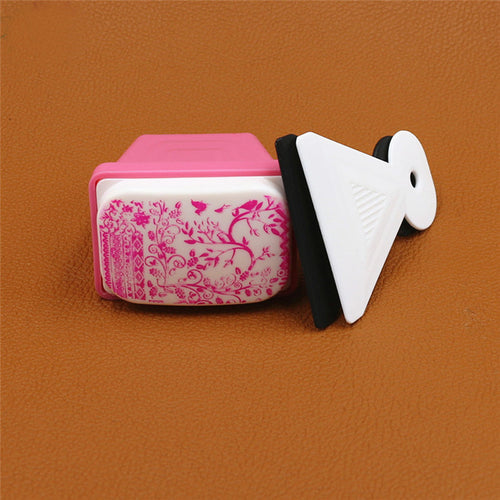 Nail Art Stamping Stamper Scraper Image Plate Manicure Print Tool DIY 2016 Women Beauty Freeshipping