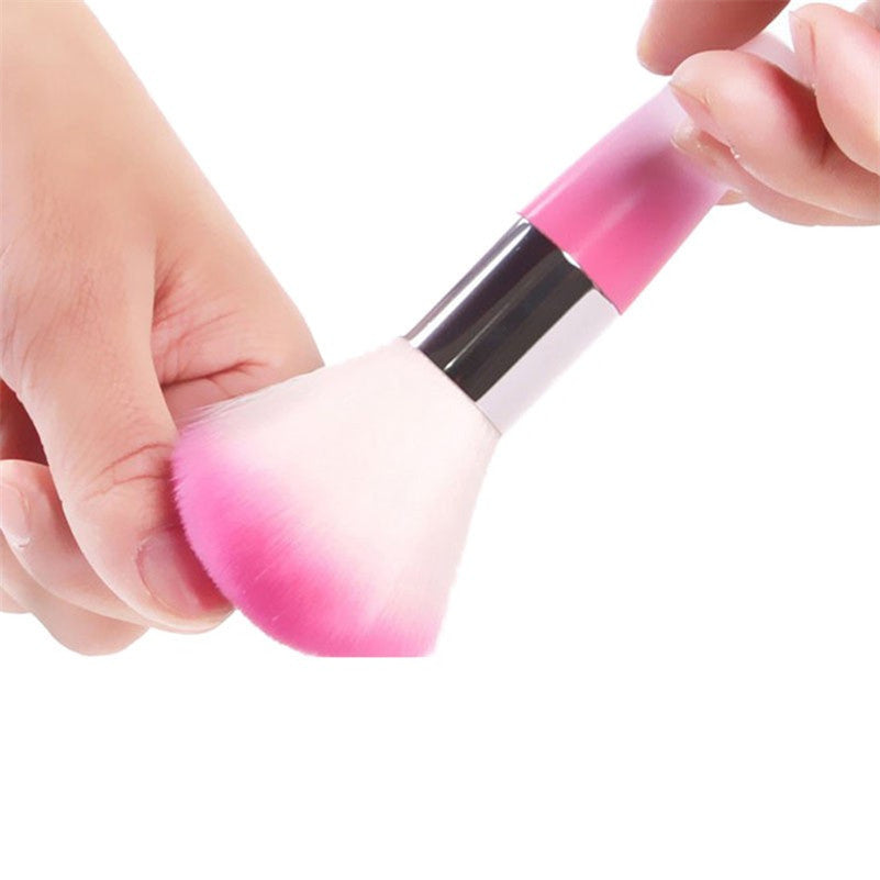 Nail Brush New Legal Brush Remove Dust Powder For Acrylic Nails Nail And Nail Art Dust Clean Makeup Brushes Free shipping
