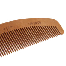 Natural Health Peach Wooden Mahogany Comb Present Moon Comb No electrostatic new and high quality 2017 Anne