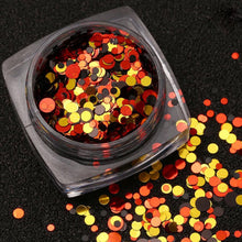 New 12PCS Hot Fashion Mixed Mini Round Thin Nail Art Glitter Paillette Nail Tip Bottle Gel Polish Decoration Manicure Tools