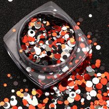 New 12PCS Hot Fashion Mixed Mini Round Thin Nail Art Glitter Paillette Nail Tip Bottle Gel Polish Decoration Manicure Tools