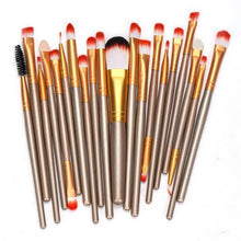 New 20 pcs Gold Women Makeup Brush Set tools Make-up Toiletry Kit Wool Make Up Brush Set Hot
