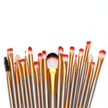 New 20 pcs Gold Women Makeup Brush Set tools Make-up Toiletry Kit Wool Make Up Brush Set Hot