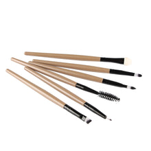 New 6Pcs Makeup Brushes Professional Women Lip Eyeshadow Brush Cosmetic Tools Hot